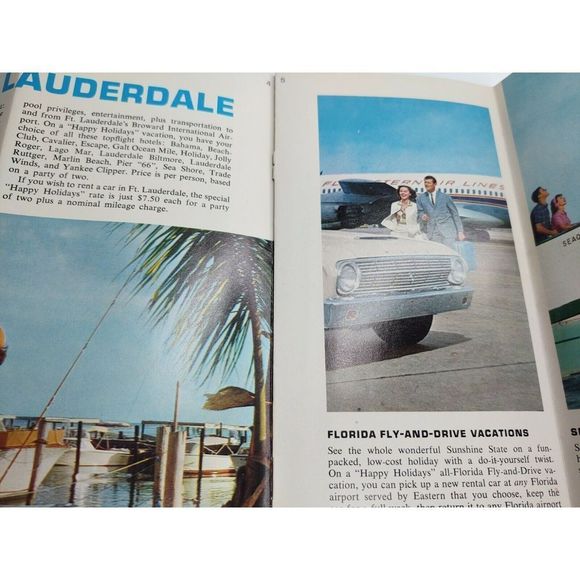 Eastern Airlines 1963 Ford Brochure Pamphlet Ephemera Travel NYC Transportation - Picture 6 of 9